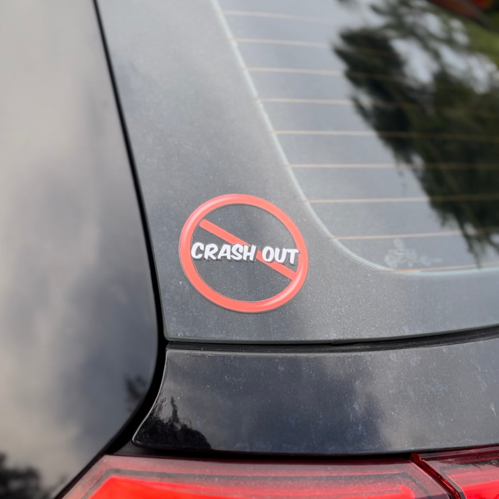 Crash Out Circle Decal